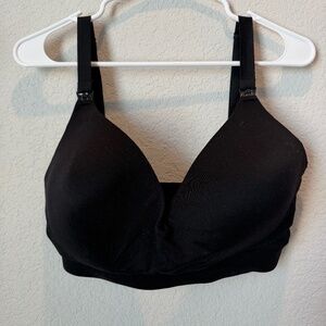 Kindred Braverly Black Nursing Pumping Bra Size Large Busty